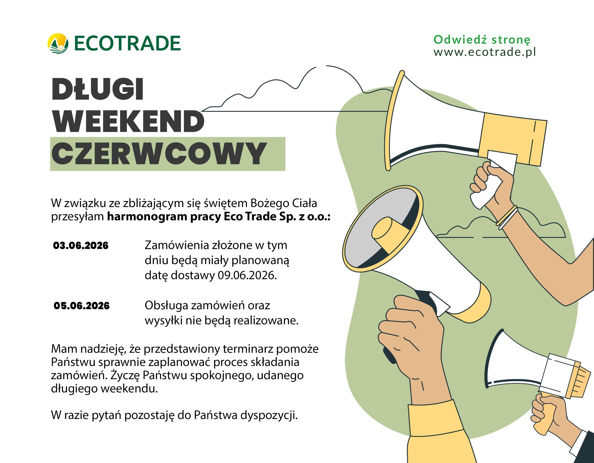 Długi weekend czerwcowy